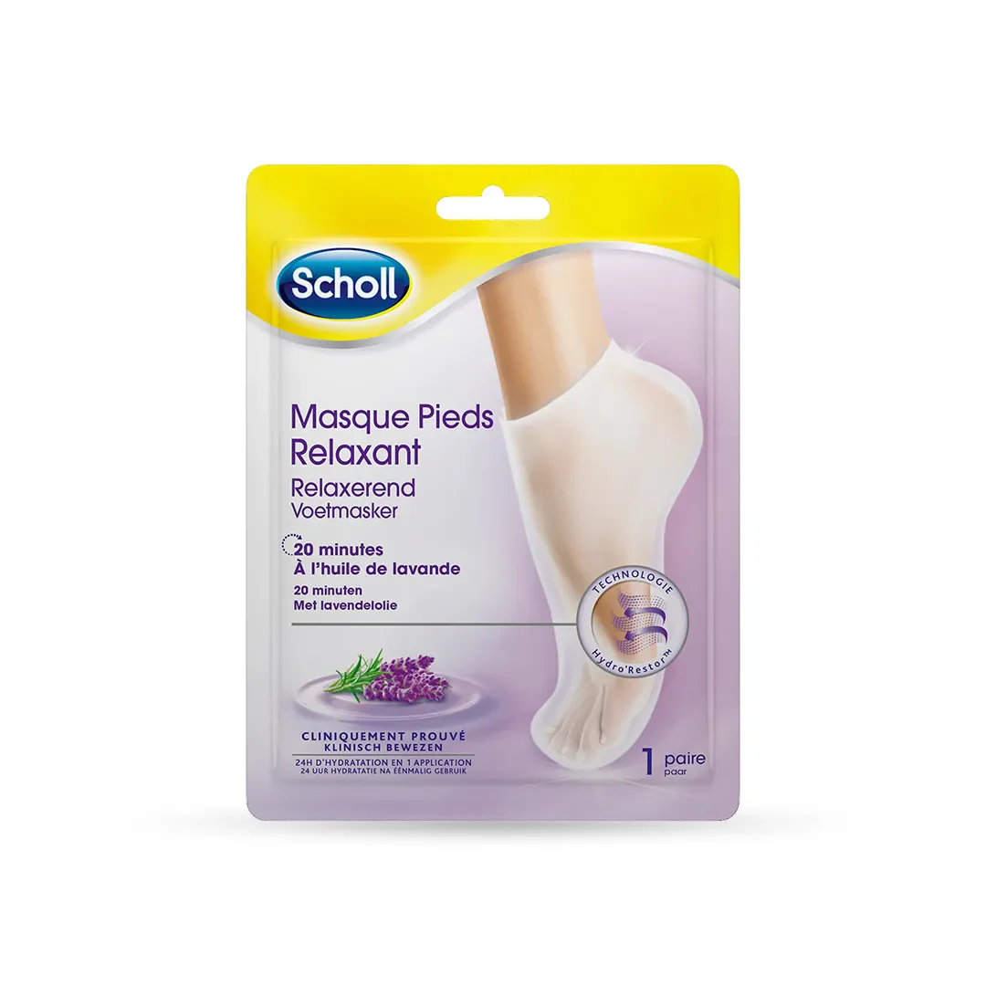 Lot de 4 Masques Pieds Scholl Lavande - Image 2