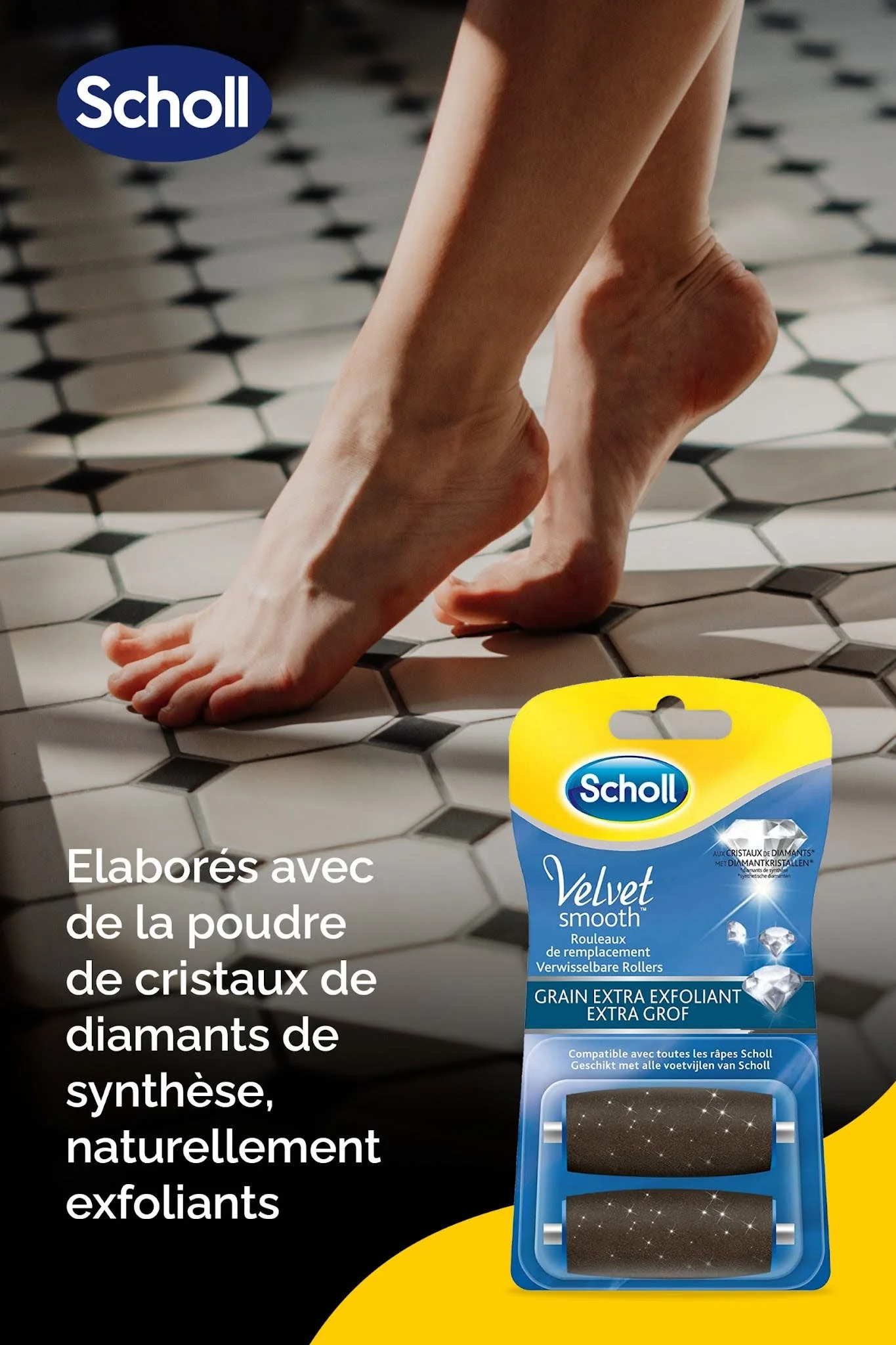 Recharges Scholl Velvet Smooth Grain Extra Exfoliant - Image 5