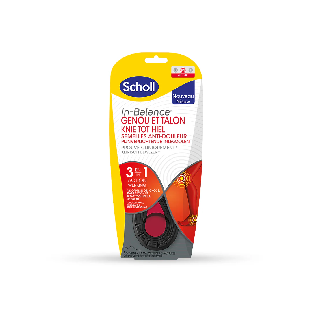 Semelle Scholl Expert Support Anti-Douleur Genou et Talon - Image 3