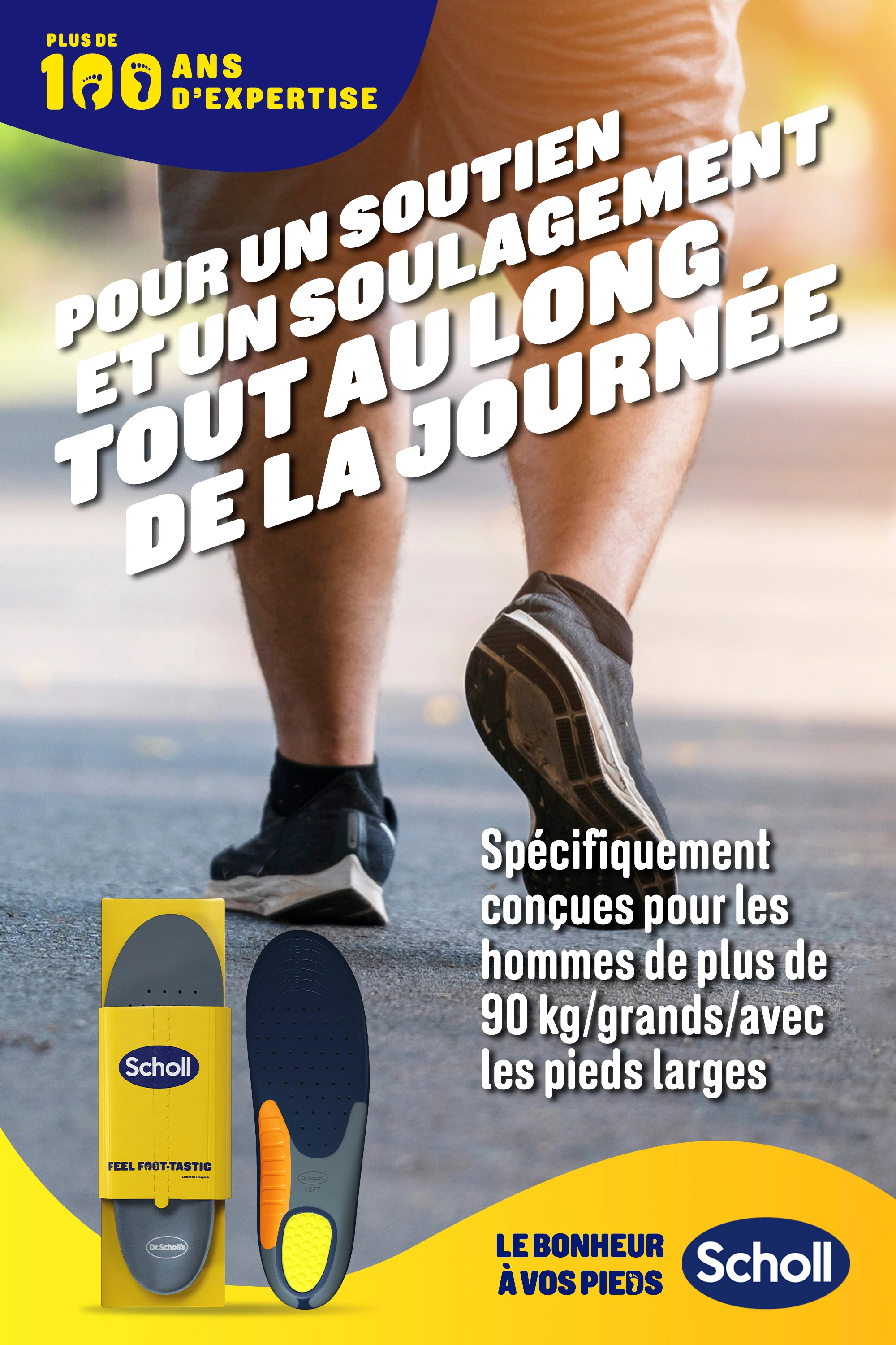 Scholl Semelles Extra Renforcées pour chaussures Hommes - Image 3