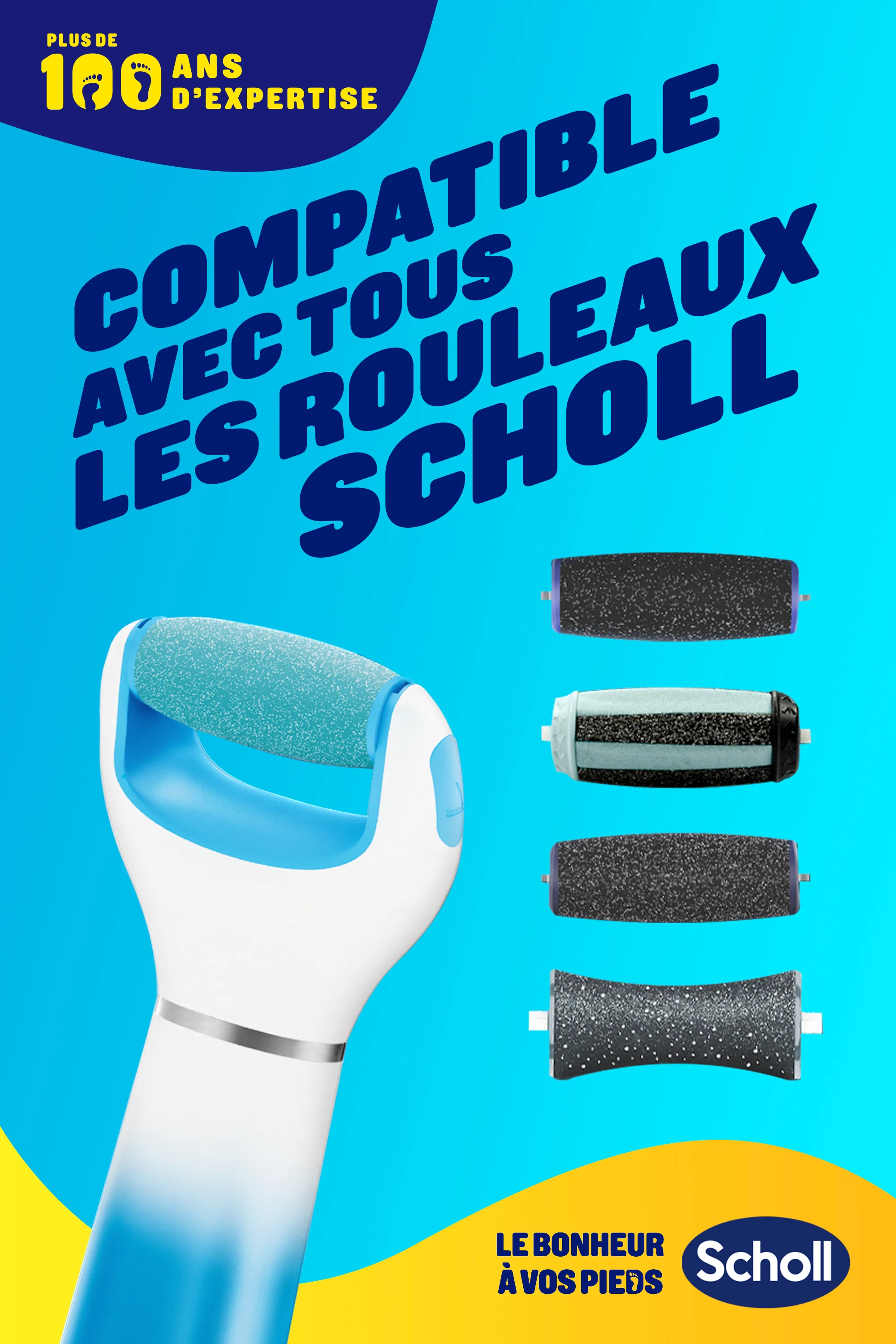 Râpe Electrique Pieds Scholl Velvet Smooth Exfoliante & Contour du pied - Image 4