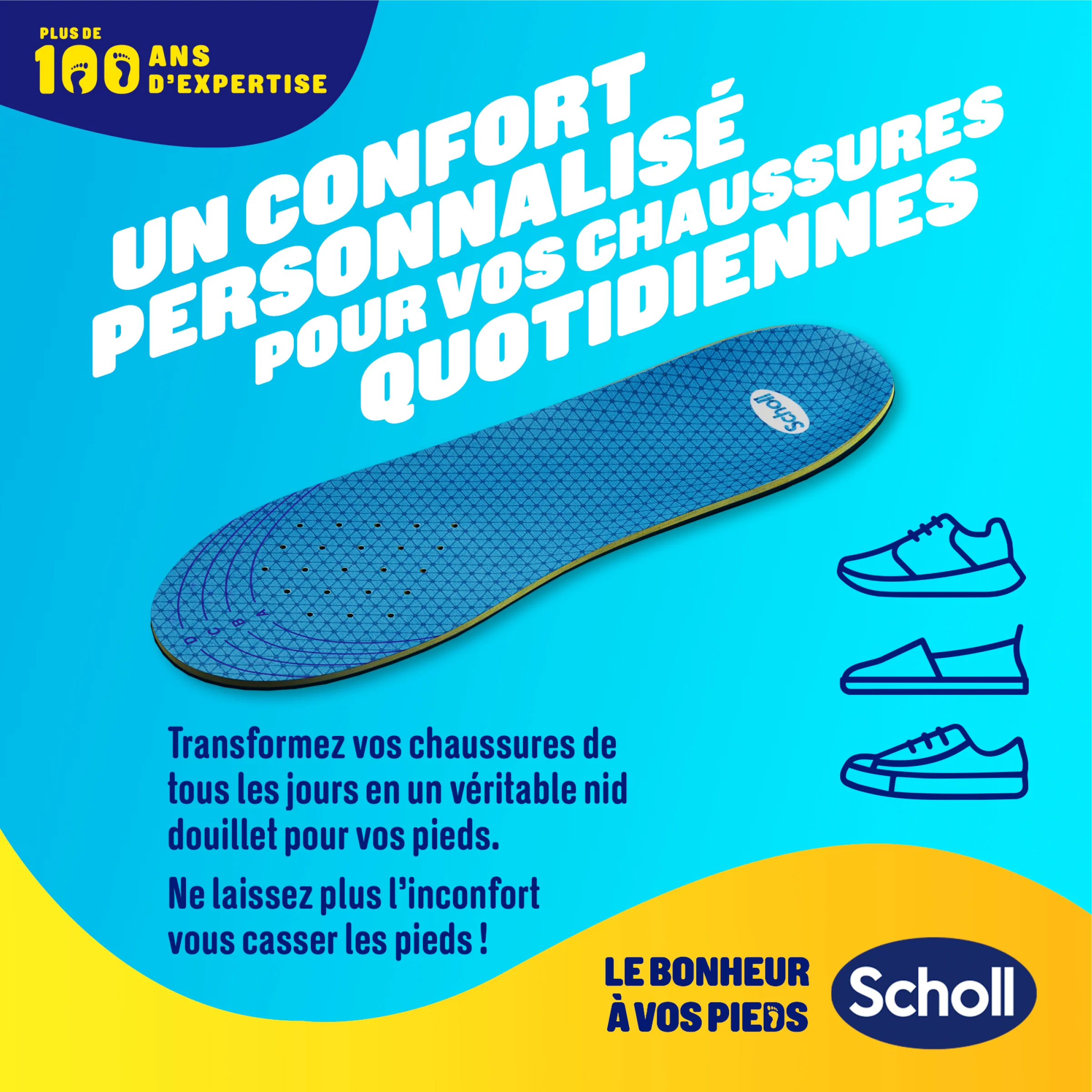 Semelles Scholl GelActiv Décontractées - Pointure 35.5-40.5 - Image 4