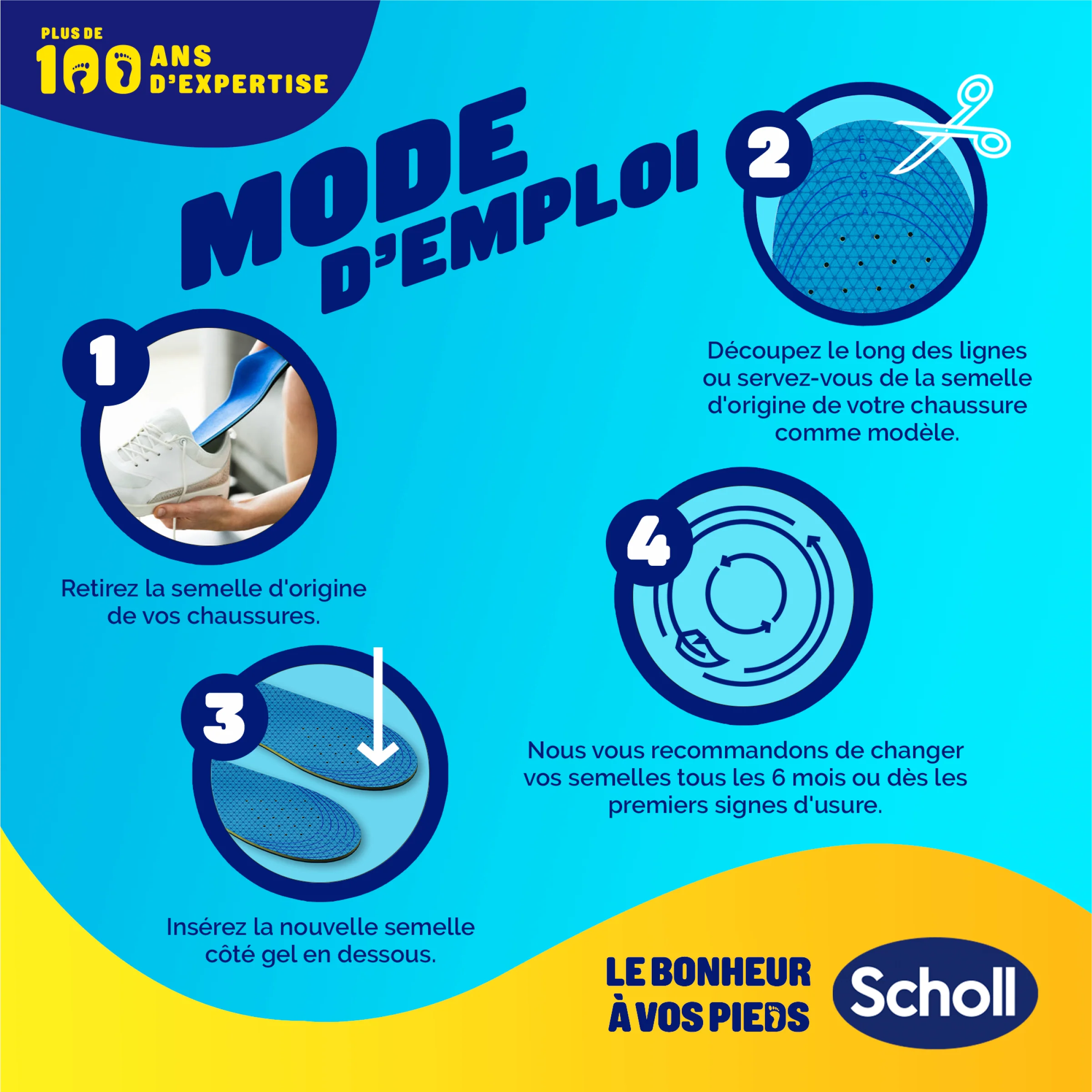 Semelles Scholl GelActiv Décontractées - Pointure 40-46.5 - Image 6