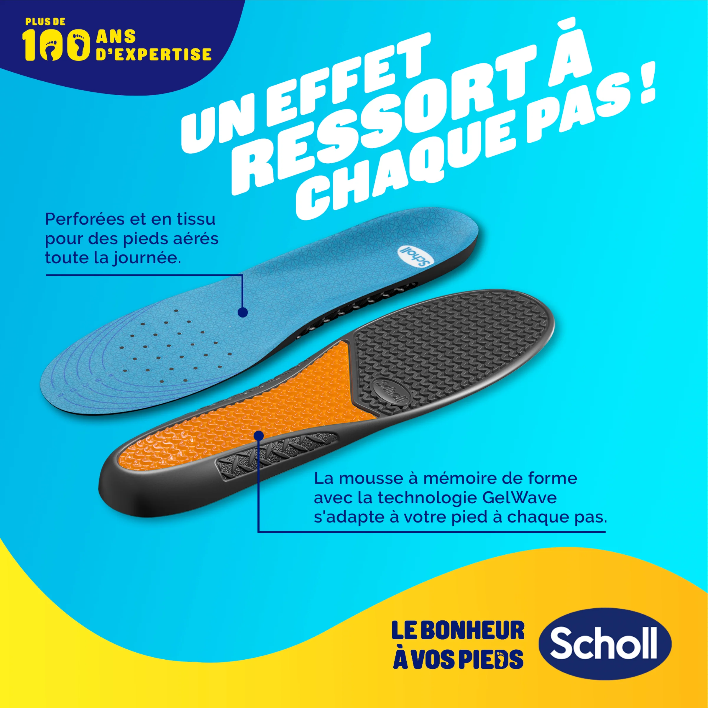 Semelles Scholl GelActiv Professionnel - Pointure 40-46.5 - Image 5
