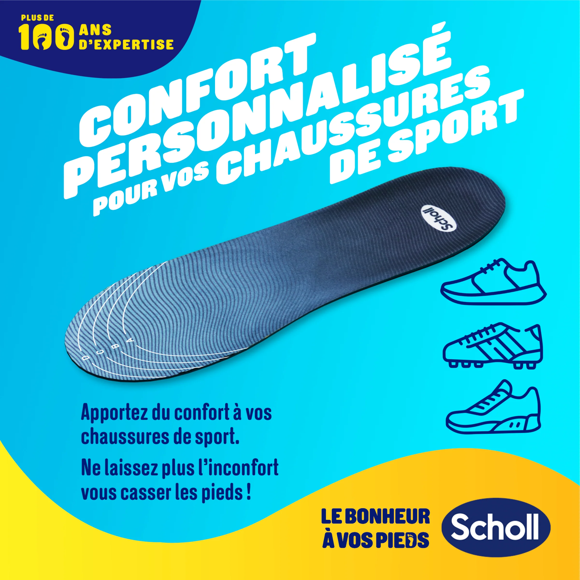 Semelles Scholl GelActiv Sport - Pointure 35.5 - 40.5 - Image 5