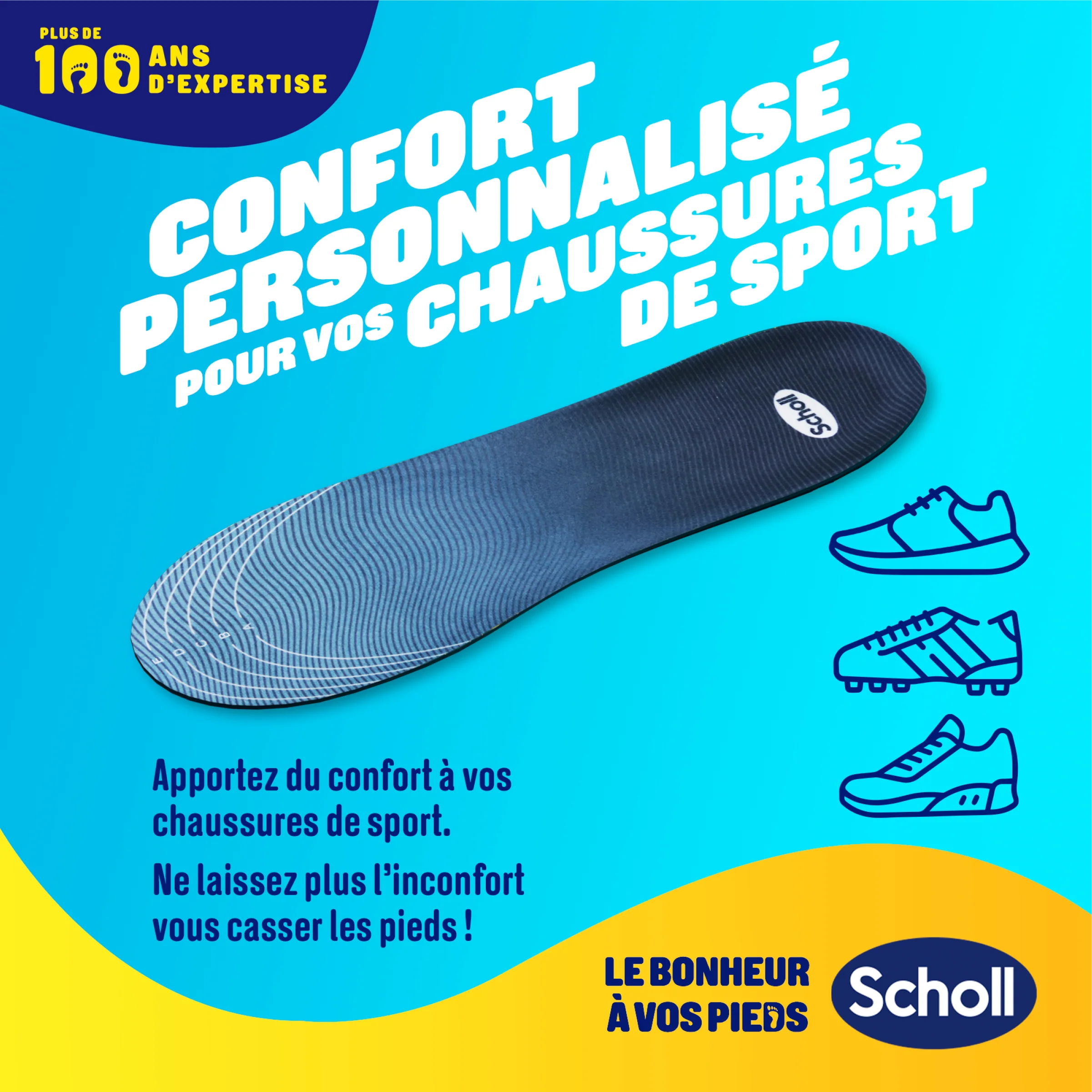 Semelles Scholl GelActiv Sport - Pointure 40 - 46.5 - Image 5