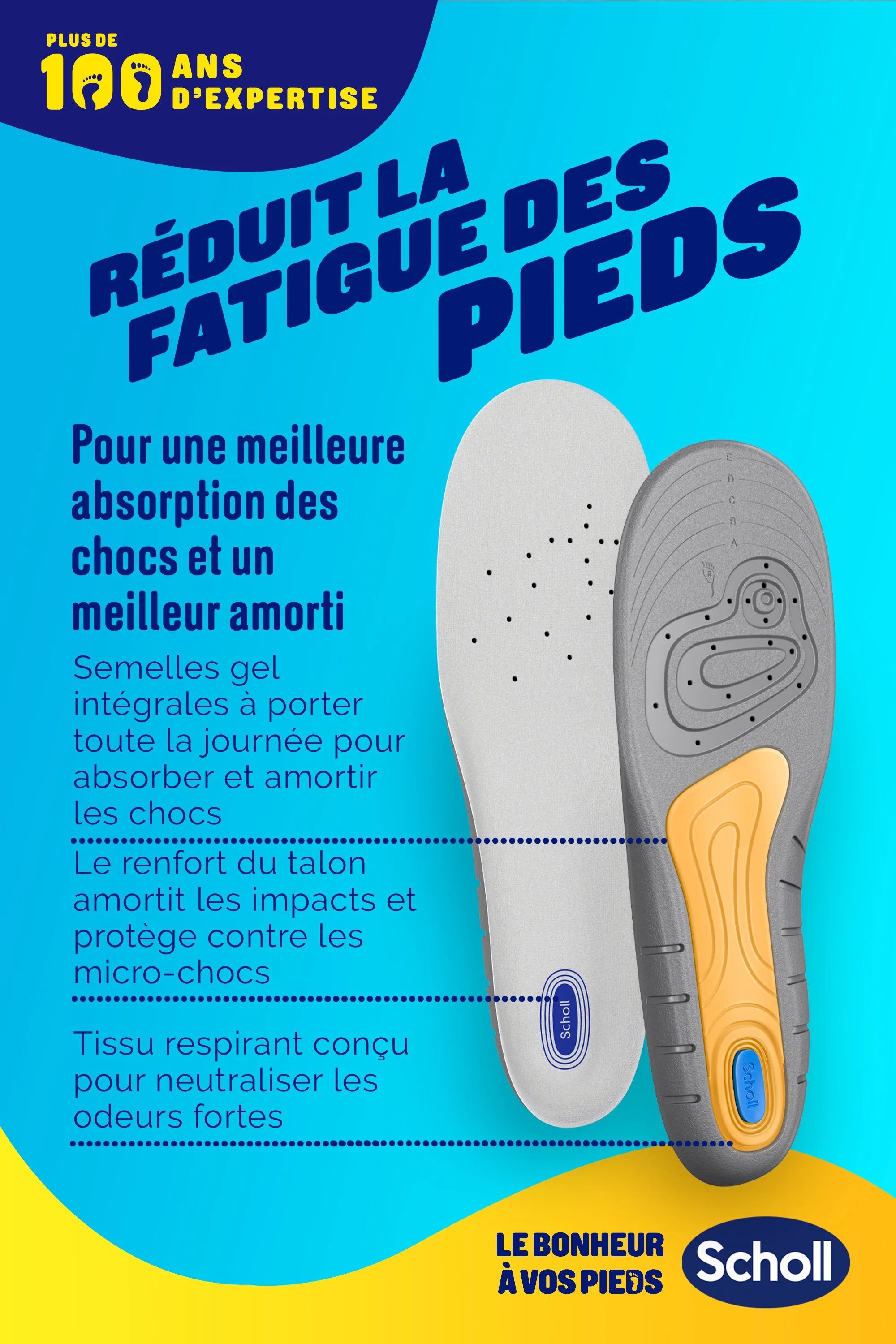 Semelles Scholl GelSoft Professionnelles Femme - Pointure 35.5-40.5 - Image 4